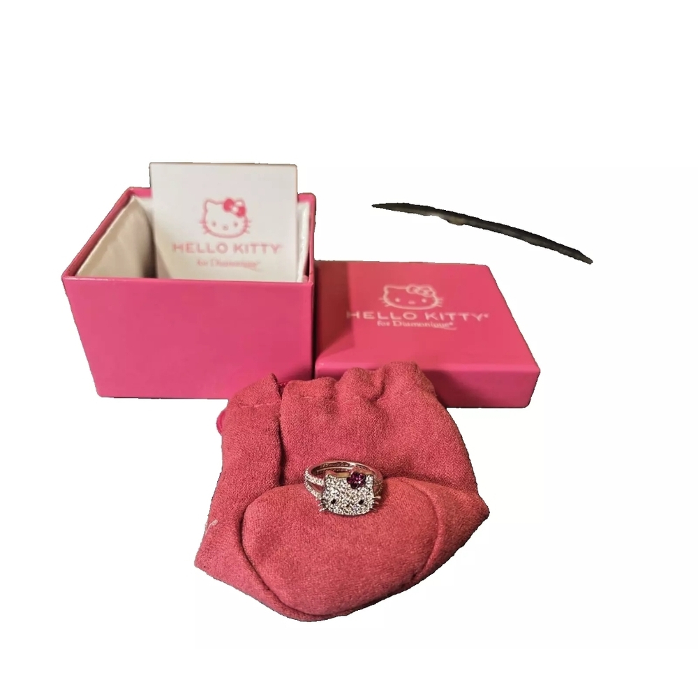 Hello Kitty Diamonique Ring